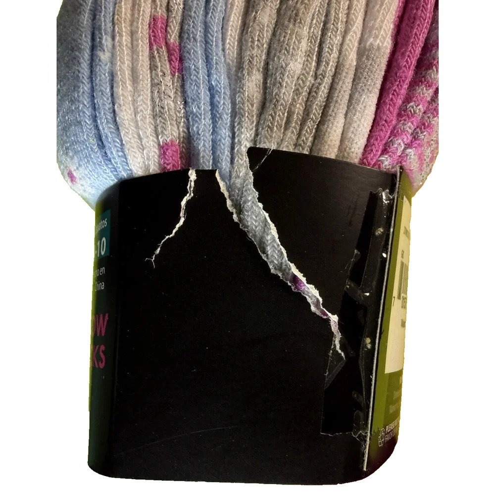 No Boundaries Women's Low Cut Socks 10 Pair Pack Shoe Size 4-10 Peace Floral NIP